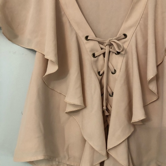 Show Me Your MuMu Pink Ruffle Top - Picture 6 of 8